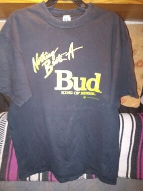 Vintage King of Beers Black Graphic T-Shirt